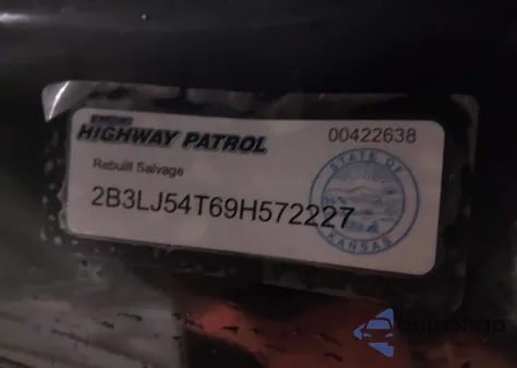 2009 Dodge Challenger R/T from USA, damaged, VIN 2B3LJ54T69H572227